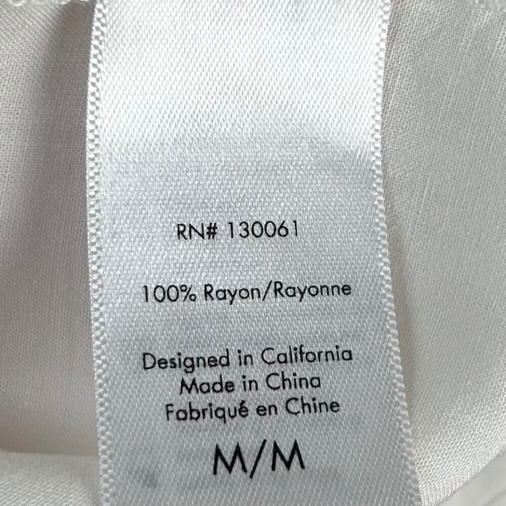 L*Space Medium Maxi Dress Bow White Beach Wedding Summer - Picture 8 of 9